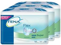 TENA ProSkin Flex Super Inkontinenzvorlage mit H&uuml;ftbund M, 30 St&uuml;ck 3X30 St