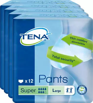 Tena Pants Super ConfioFit L (4 x 12 Stk.)