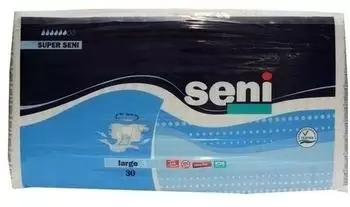 SUPER SENI Gr.3 large Windelhosen f&uuml;r Erwachsene 30 St