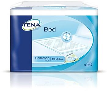 Tena Bed Krankenunterlagen Plus Wings 80 x 180 cm (20 Stk.)