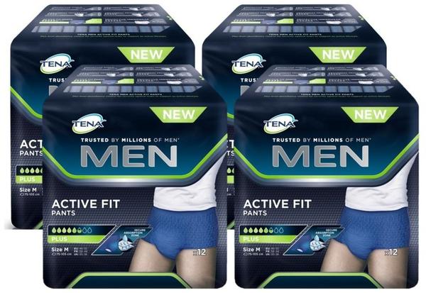 Tena Men Active Fit Pants Plus M (4 x 12 Stk.)