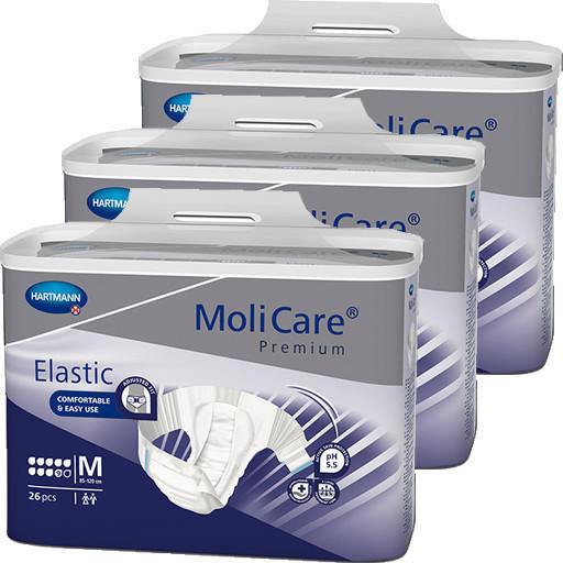 Hartmann MoliCare Premium Elastic Slip 9 Tropfen Gr. M (3 x 26 Stk.)