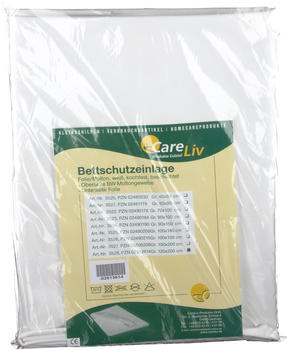 CareLine Bettschutzeinlage Folie Molton 120 x 200 cm