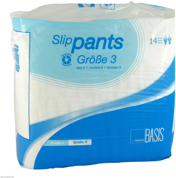 Param Slip Pants Basis Gr. 3 (14 Stk.)