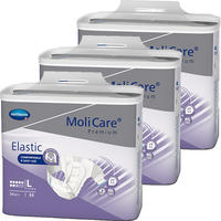 MoliCare Premium Elastic, 8 Tropfen, Gr. L, H&uuml;ftumfang 115 - 145 cm 3X24 St