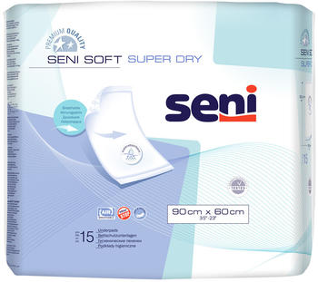 TZMO Seni Soft Super Dry Bettschutzunterlagen 90x60 cm (15 Stk.)