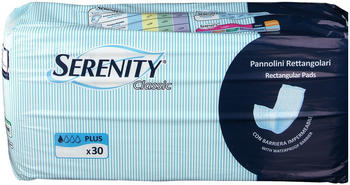 Serenity Classic Rectangular Diapers With Barrier Plus (30 pz.)