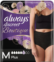 always Discreet Boutique Inkontinenz Pants Black M 9St Inkontinenz-H&ouml;schen