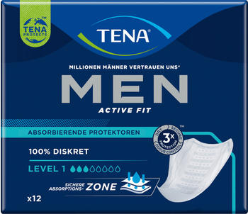 Tena diskret Einlagen Men Level 1 (12 Stk.)