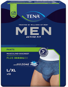 Tena Men Active Fit Inkontinenz Pants Plus L/XL blau (10 Stk.)