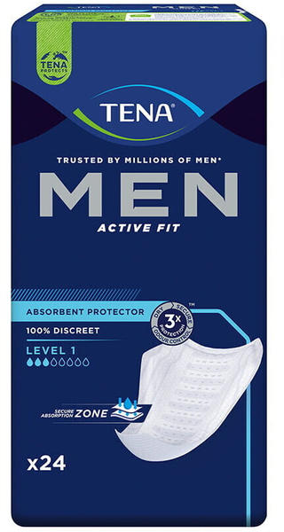 Tena Men Active Fit Level 1 Inkontinenzeinlagen (24 Stk.)