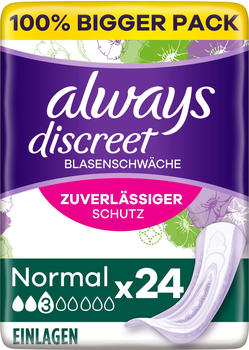 Always Discreet Normal Einlagen (24 Stk.)