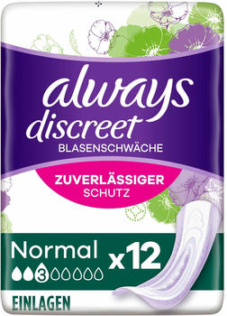 Always Discreet Normal Slipeinlagen (12 Stk.)