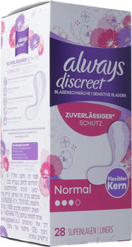 Always Discreet Inkontinenz-Slipeinlagen Normal (28 Stk.)