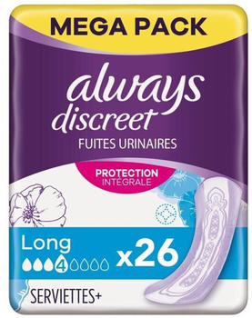 Always Discreet Long Inkontinenzeinlagen (26 Stk.)