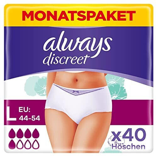 Always Discreet Pants Normal Gr. L (4 x 10 Stk.)