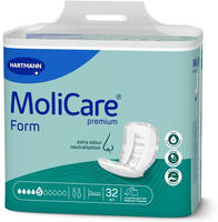 MoliCare Premium Form Inkontinenzvorlagen, 5 Tropfen, 62 x 29,5 cm 4X32 St