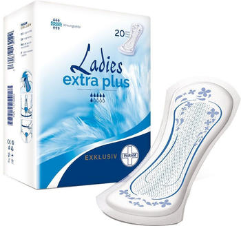 Param Exklusiv Ladies Extra-Plus Inkontinenz-Einlagen (20 Stk.)