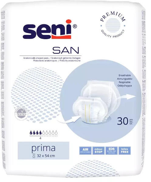 Seni San Prima Inkontinenzvorlagen (30 Stk.)