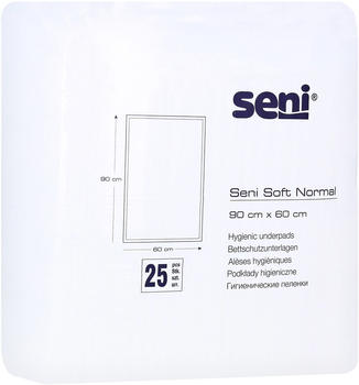 Seni Soft Normal Bettschutzunterlagen 90 x 60 cm (25 Stk.)