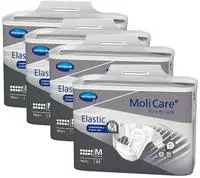 MoliCare Premium Elastic 10 Tropfen Gr. M - 4 x 14 Stk.