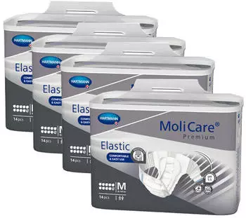 Hartmann MoliCare Premium Slip Elastic 10 Tropfen Gr. M (56 Stk.)