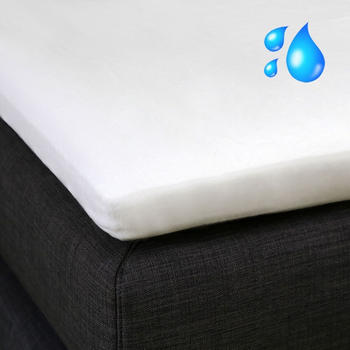 BettwarenShop Moltonauflage Boxspring Topper wasserdicht 140 x 200 cm
