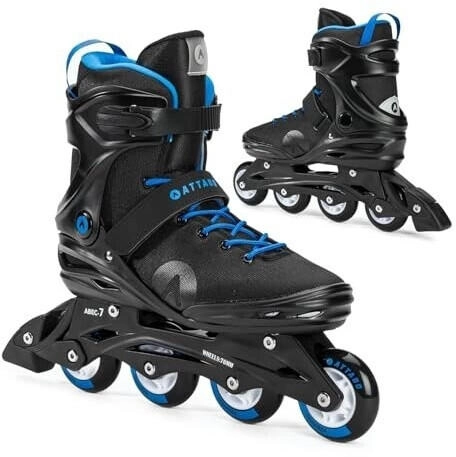 ATTABO Fitness Inline Skates Cyclone Größe Inliner schwarz blau