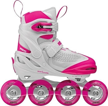Roces Moody X TIF Jungen Skeeler verstellbar grau grün weiß rosa