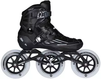 Powerslide R6 Marathon Inline Skate with 125mm Wheels for Long Distances schwarz