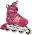 Hudora Inline Skates Comfort, strong berry | Gr. 29-34 | Softboot Inliner Rollschuhe verstellbar in Länge & Breite