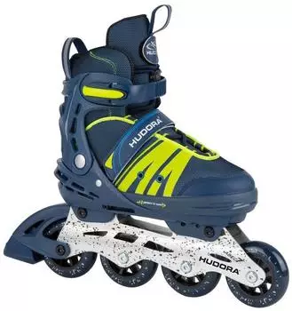 Hudora Inline Skates Comfort Inliner für Kinder Jugendliche in versch Größen Roller Skates bis zu 6 Größen in Weite Länge verstellbar atmungsaktive Freizeit Inline Skates
