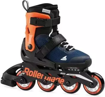 Rollerblade Microblade midnight blue/warm orange 33-36,5