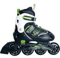 Authentic sports & toys Verstellbarer Kinderinliner gr&uuml;n/wei&szlig; 33-36