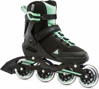 Rollerblade Spark 84 W Inline Skate 2021 Black/Mint Green, 38.5