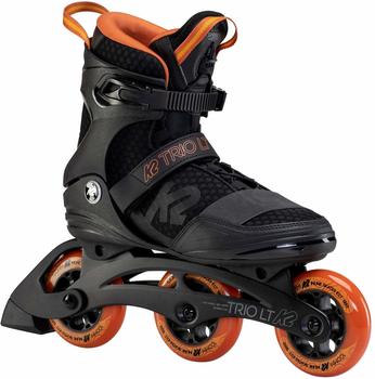 K2 TRIO LT 100 Inline Skate 2021 black/orange - 42,5