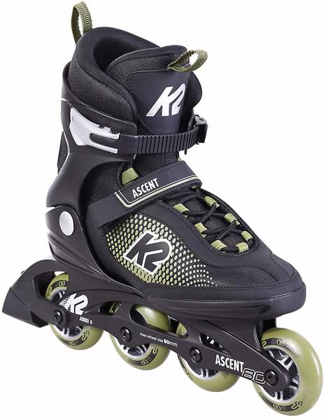 K2 Ascent 80 M (Schwarz 8.5) US: Inline Skates