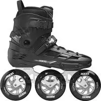 Roces EGO 3X110 TIF Black/Silver (36) schwarz