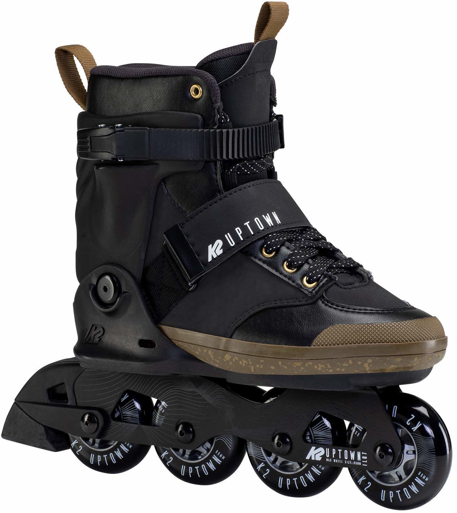 K2 Inline Skates UPTOWN Für Erwachsene Mit K2 Softboot, Black Gold, 30F0181 Test TOP Angebote
