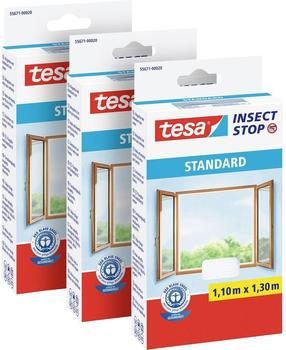 tesa 3x Insect Stop Standard weiß 110 x 130 cm