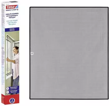 tesa Insect Stop Clip On 120 x 140 cm anthrazit (55360-00001-00)