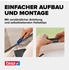 tesa Insect Stop Anklipsrahmen anthrazit 120 x 240 cm (55360-00002-00)