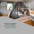 Windhager Pop-up Zelt anthrazit