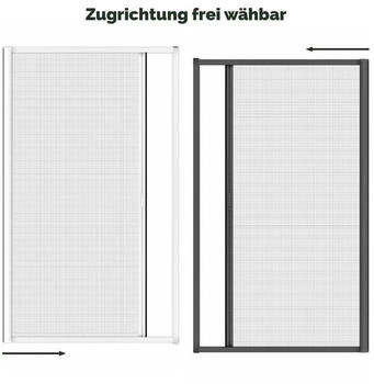 Nematek Schiebetür 100 x 160 cm weiß