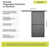 Nematek Premium Schiebetür anthrazit 120 x 240 cm