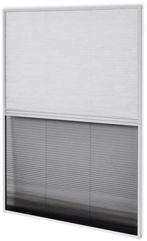 vidaXL Insektenschutz-Plissee f&uuml;r Fenster 60 x 80 cm wei&szlig;
