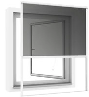 Windhager 03291, Windhager Sonnenschutz Rollofenster, Einh&auml;ngen, Insektenschutz, 130