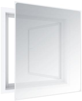 Windhager Fliegengitter Sonnenschutz Magnetrahmen werkzeugfrei 100 x 120cm wei&szlig; (03269)
