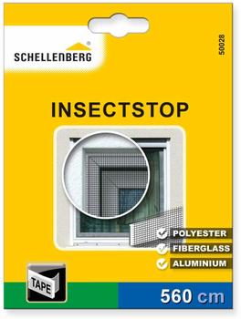 Schellenberg Befestigungsband wei&szlig; f&uuml;r Fliegengitter aus Polyester Fiberglas und Aluminium 5,6 m (50028)