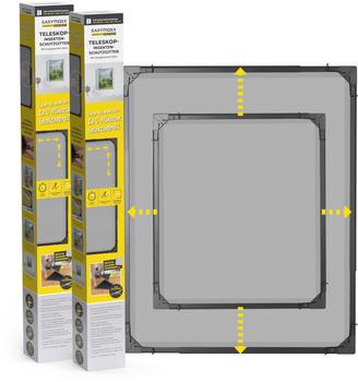 EASYmaxx Insect Protect Teleskop-Insektenschutzgitter (2er Set)